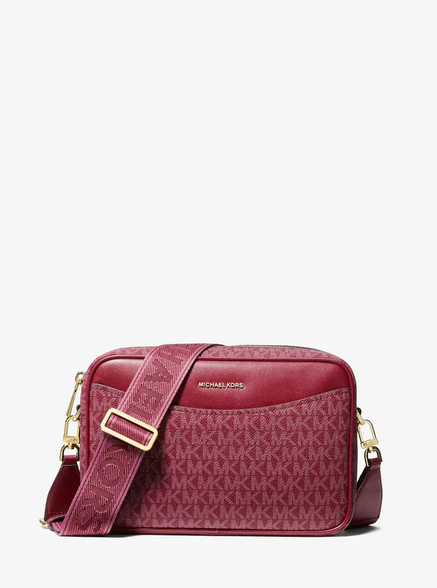 Bev Large Signature Logo Crossbody Bag