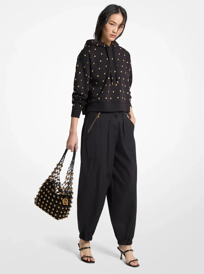 Cotton Poplin Parachute Jogger