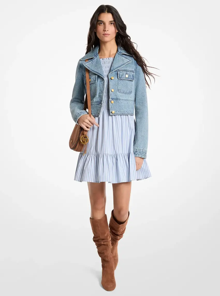 Cropped Denim Jacket