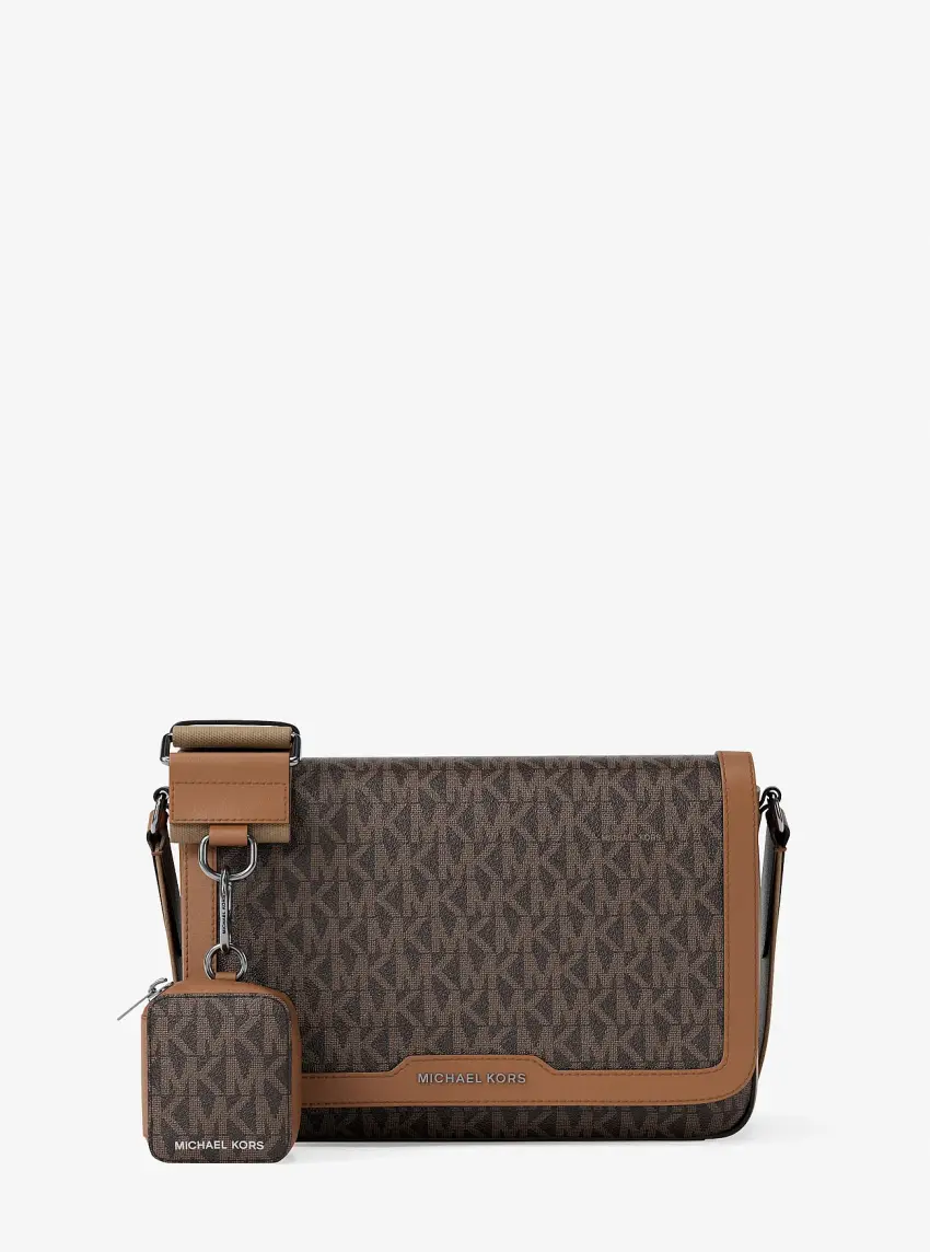 Hudson Mini Signature Logo Crossbody Bag With Airpod Case for Apple Airpods Pro®
