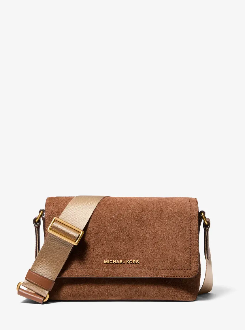 Hudson Mini Suede Messenger Bag
