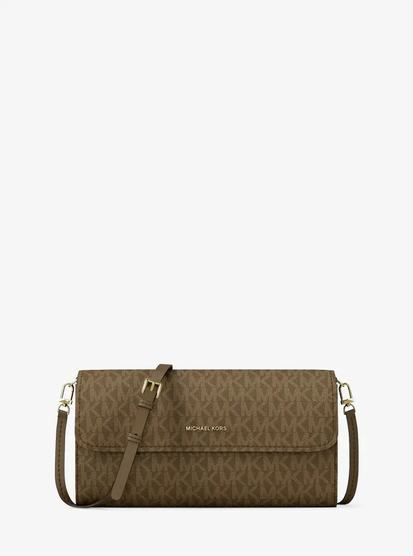 Jet Set Small Signature Logo Convertible Crossbody Bag