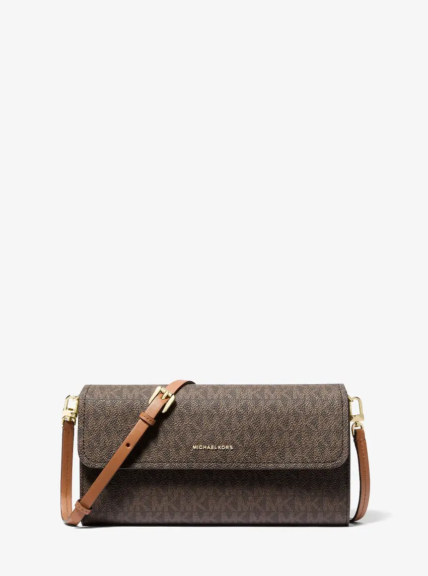 Jet Set Small Signature Logo Smartphone Crossbody Bag
