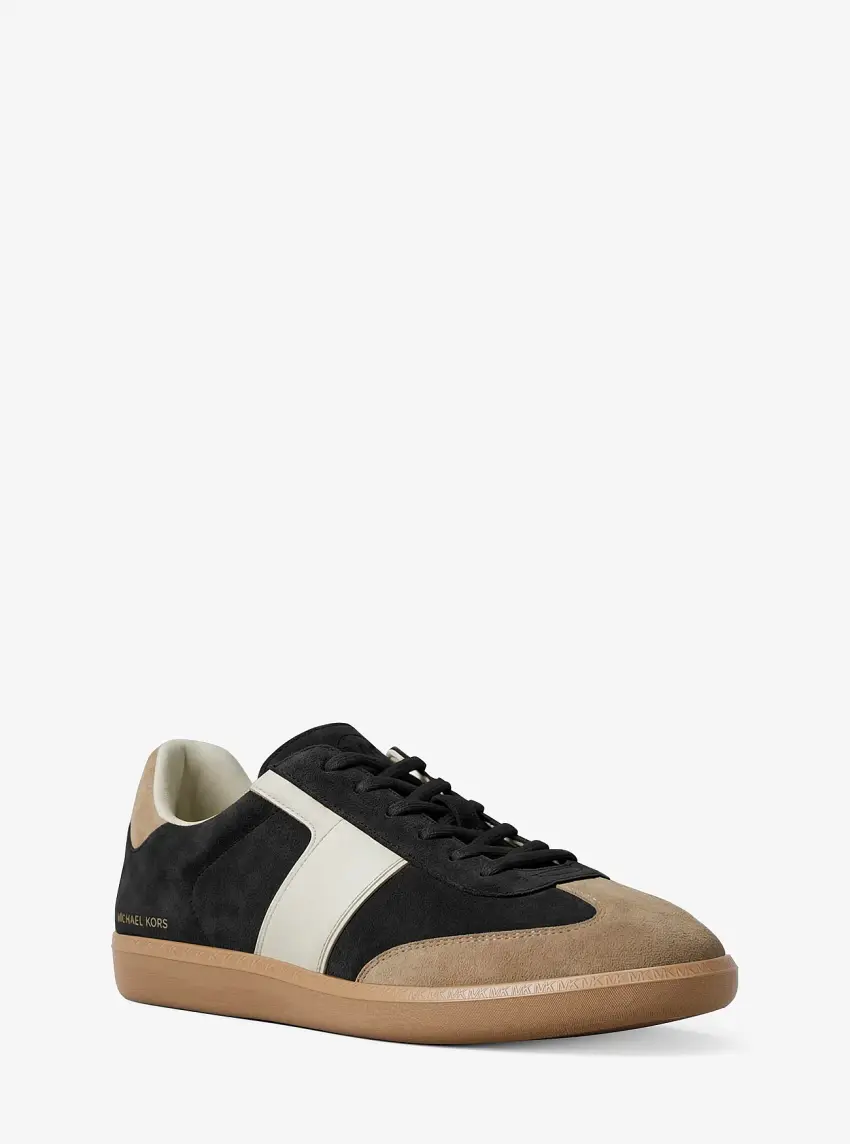 Jovie Color-Block Suede Sneaker