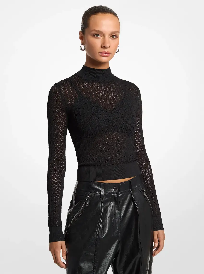 Knit Sheer Sweater