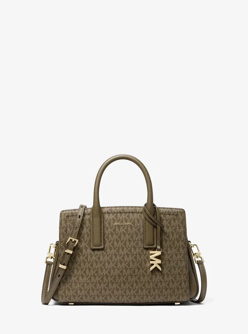 Laila Small Signature Logo Satchel