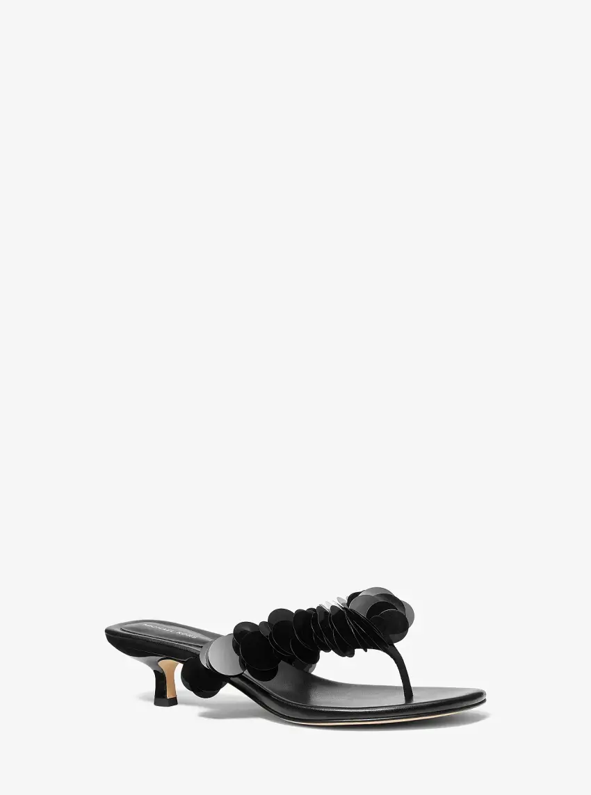 Loretta Sequin Embellished Sandal
