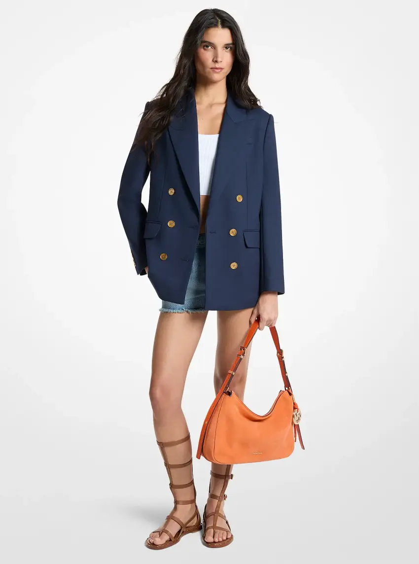 Oversized Crepe Blazer
