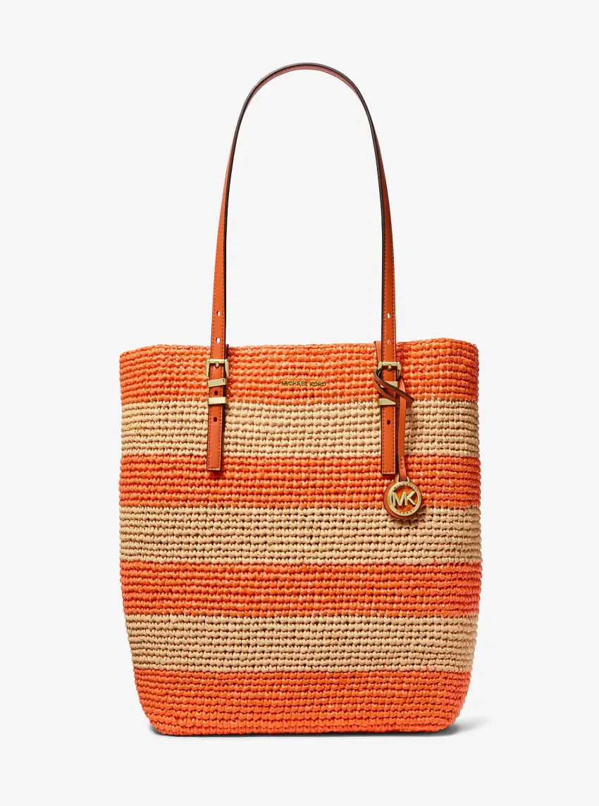 Quinn Large Hand-Crocheted Straw Tote Bag